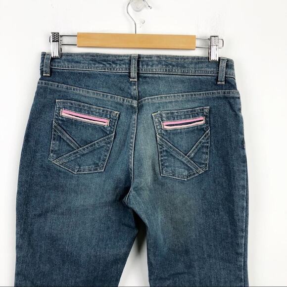 Marc Jacobs Boot Cut Pink Accent Pocket Jeans Sz 6 - Picture 11 of 16